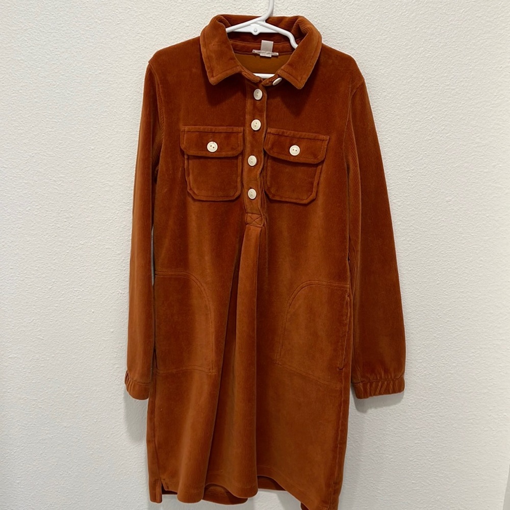 Crewcuts stretchy corduroy dress. Size M (8/9).